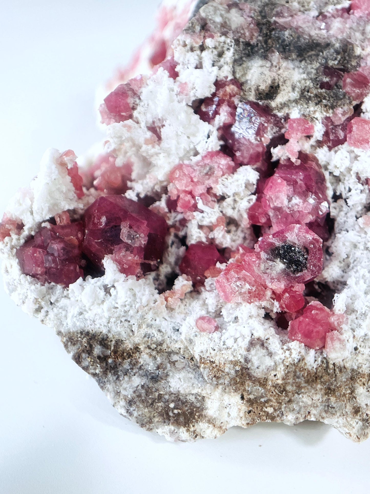 New Find !! High Grade Rare Raspberry Pink Garnet Mineral Specimen ~ Coahuila, Mexico -2