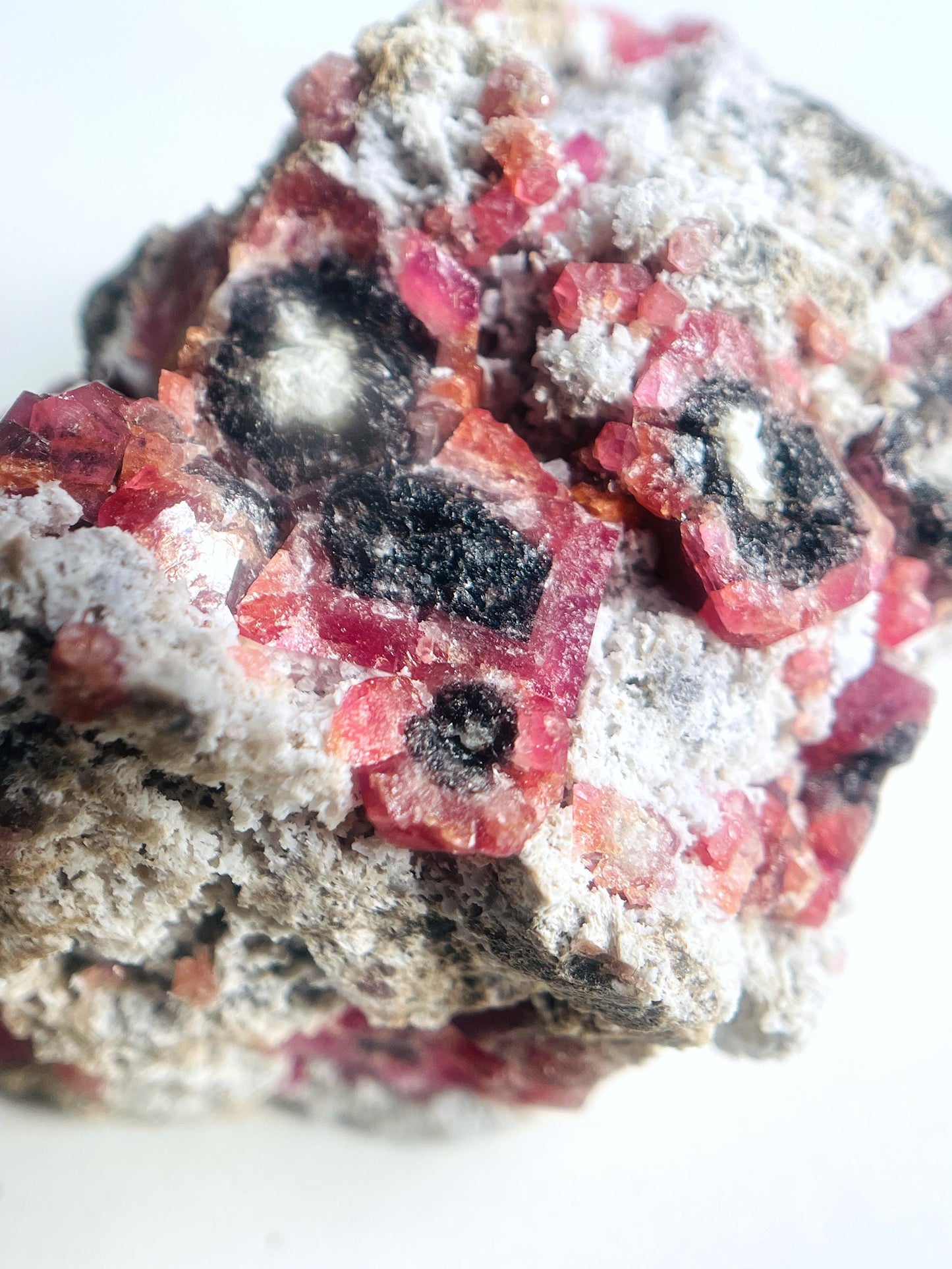 New Find !! High Grade Rare Raspberry Pink Garnet Mineral Specimen ~ Coahuila, Mexico -3