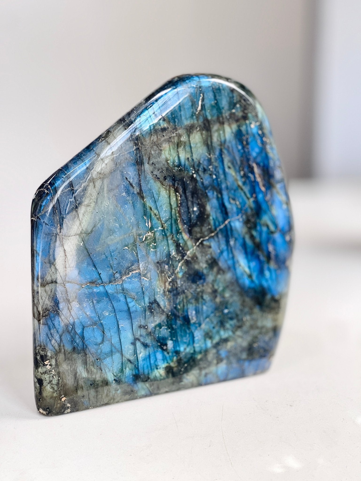 Labradorite Freeform – Flashy Rainbow Crystal - Million Years Crystal