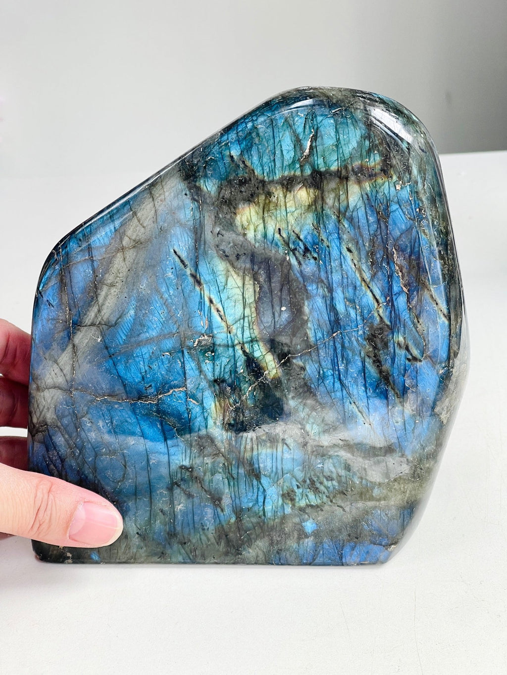 Labradorite Freeform – Flashy Rainbow Crystal - Million Years Crystal