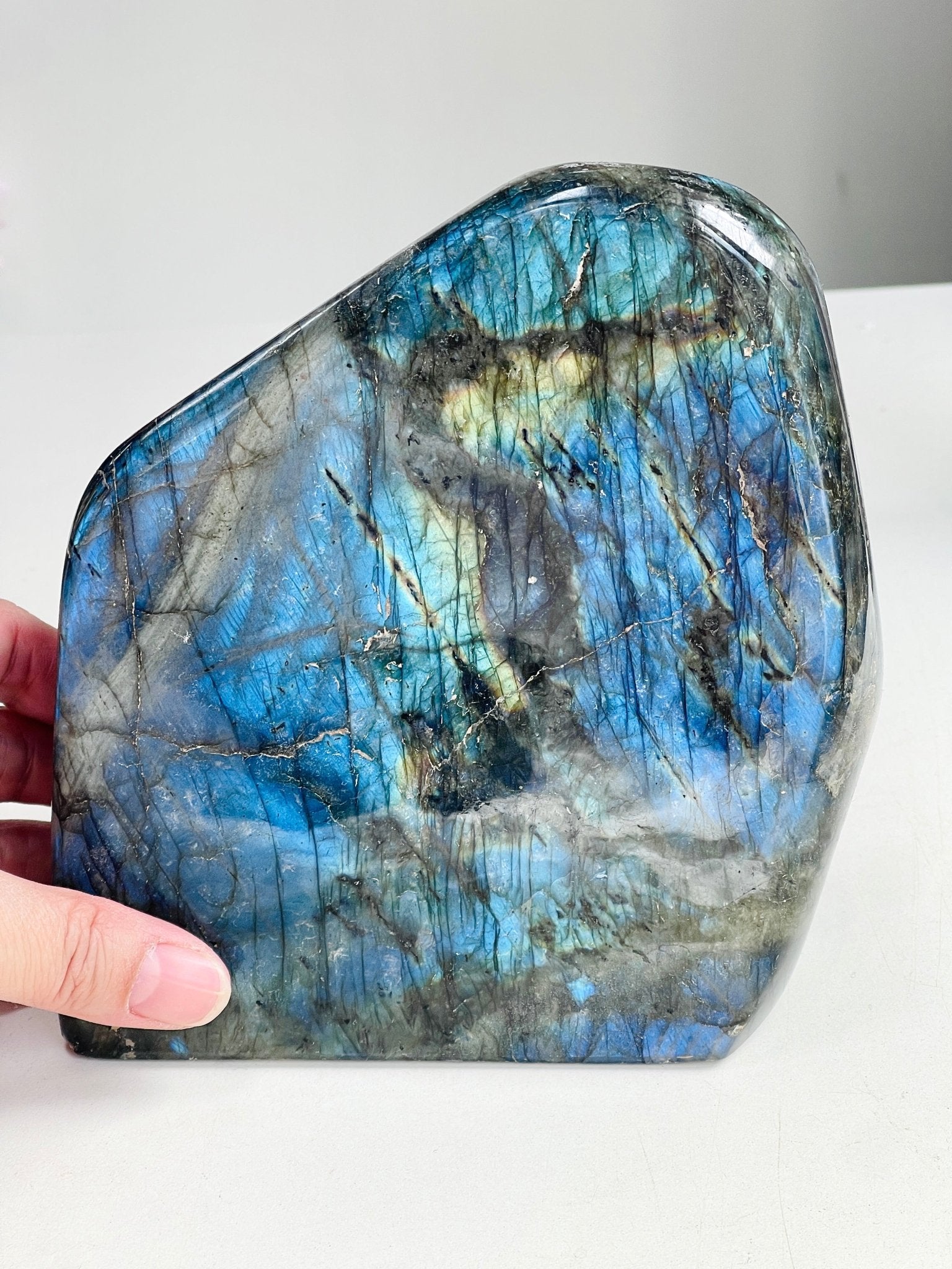 Labradorite Freeform – Flashy Rainbow Crystal - Million Years Crystal