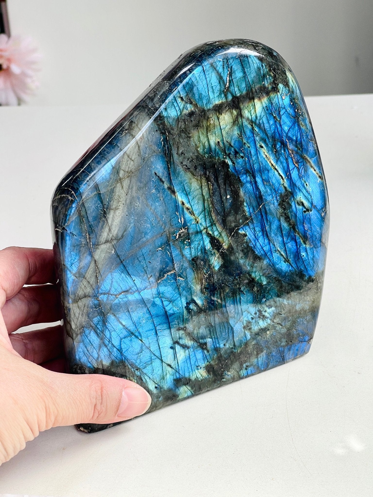 Labradorite Freeform – Flashy Rainbow Crystal - Million Years Crystal