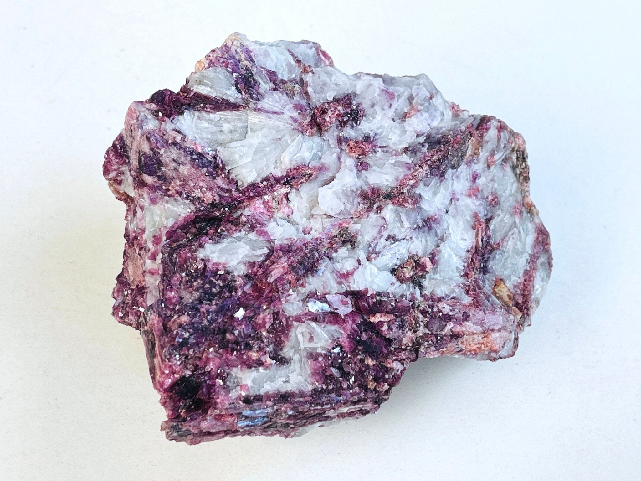 Lepidolite Specimen, Pink Lepidolite with Tourmaline, Natural Lepidolite Tourmaline Specimen , Mineral Specimen, Crystal Gift - Million Years Crystal