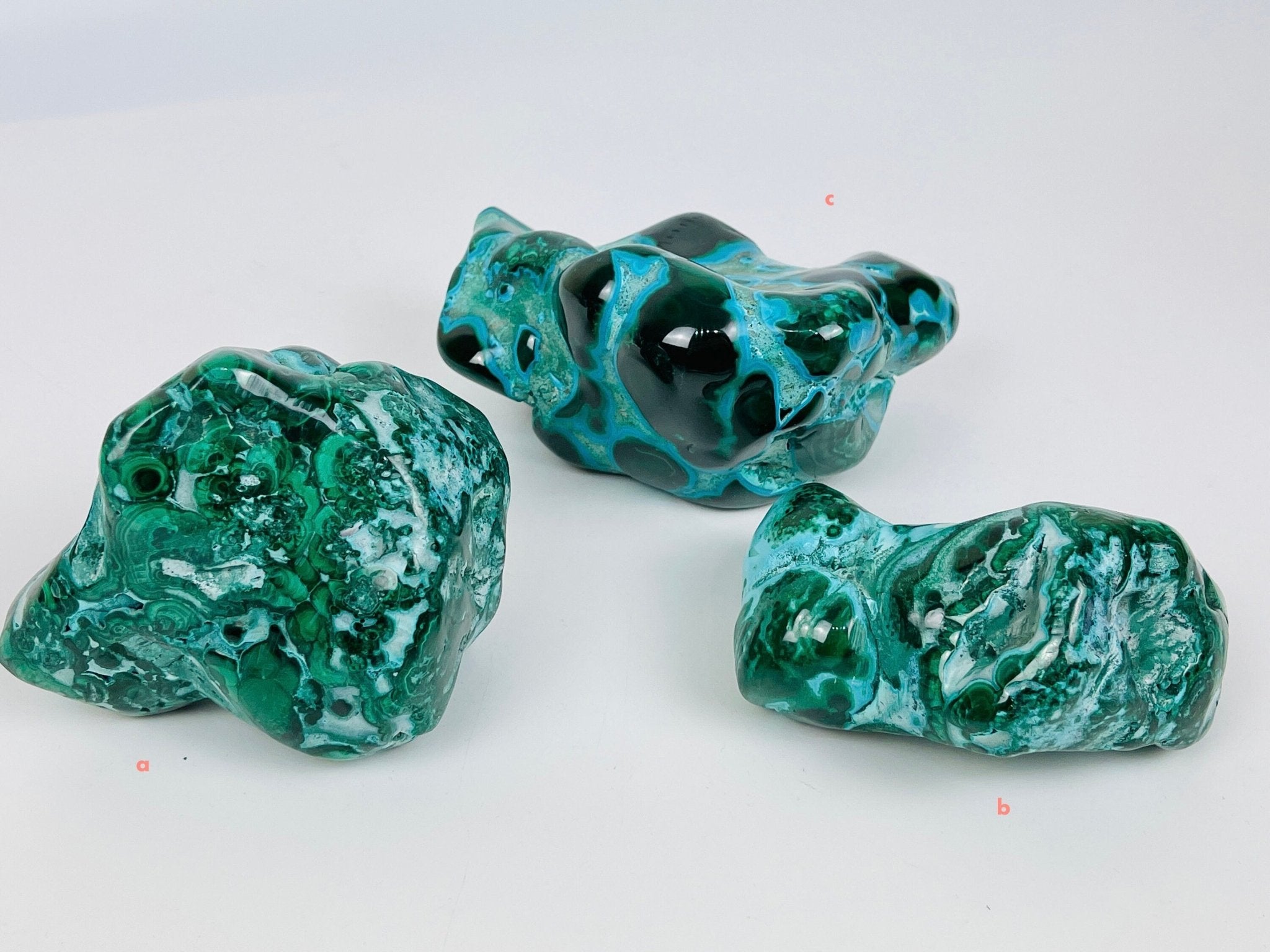 Malachite & Chrysocolla, Large Malacholla Freefrom, Malachite with Chrysocolla freeform from Congo, Raw Malachite, Healing Crystal - Million Years Crystal
