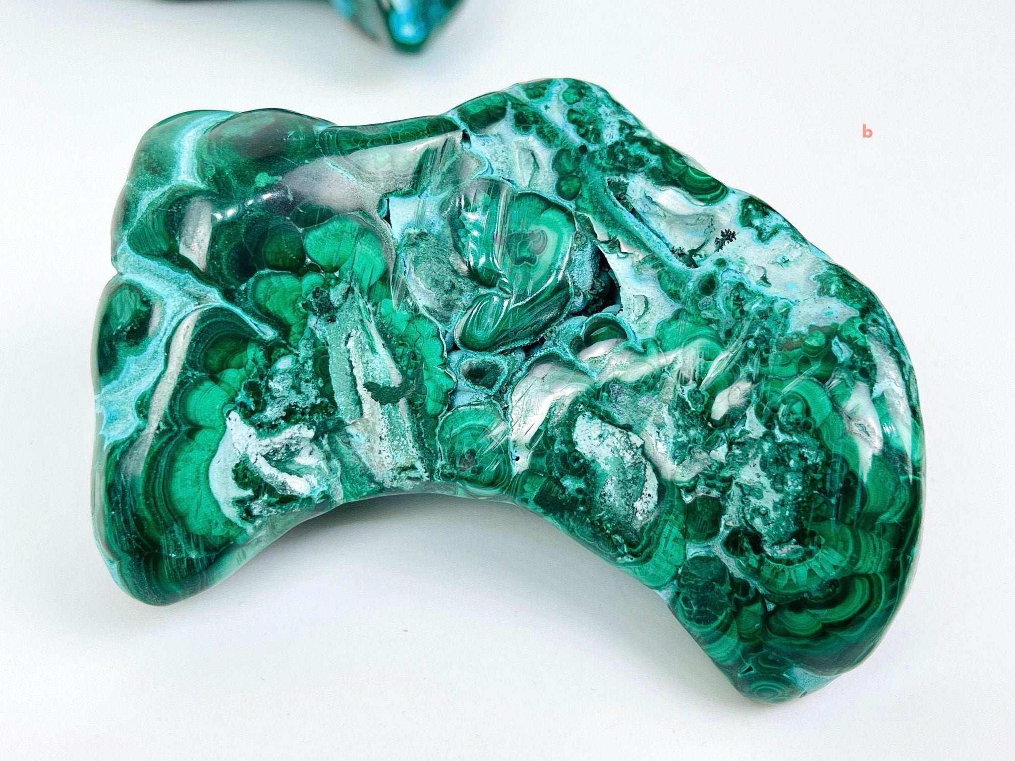Malachite & Chrysocolla, Large Malacholla Freefrom, Malachite with Chrysocolla freeform from Congo, Raw Malachite, Healing Crystal - Million Years Crystal