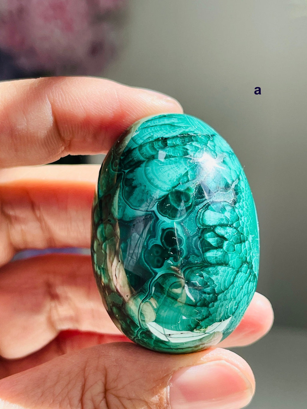 Malachite Egg, Natural Malachite Egg, Malachite from Congo, Natural Malachite Crystal Egg, Healing Crystal, Crystal Gift - Million Years Crystal
