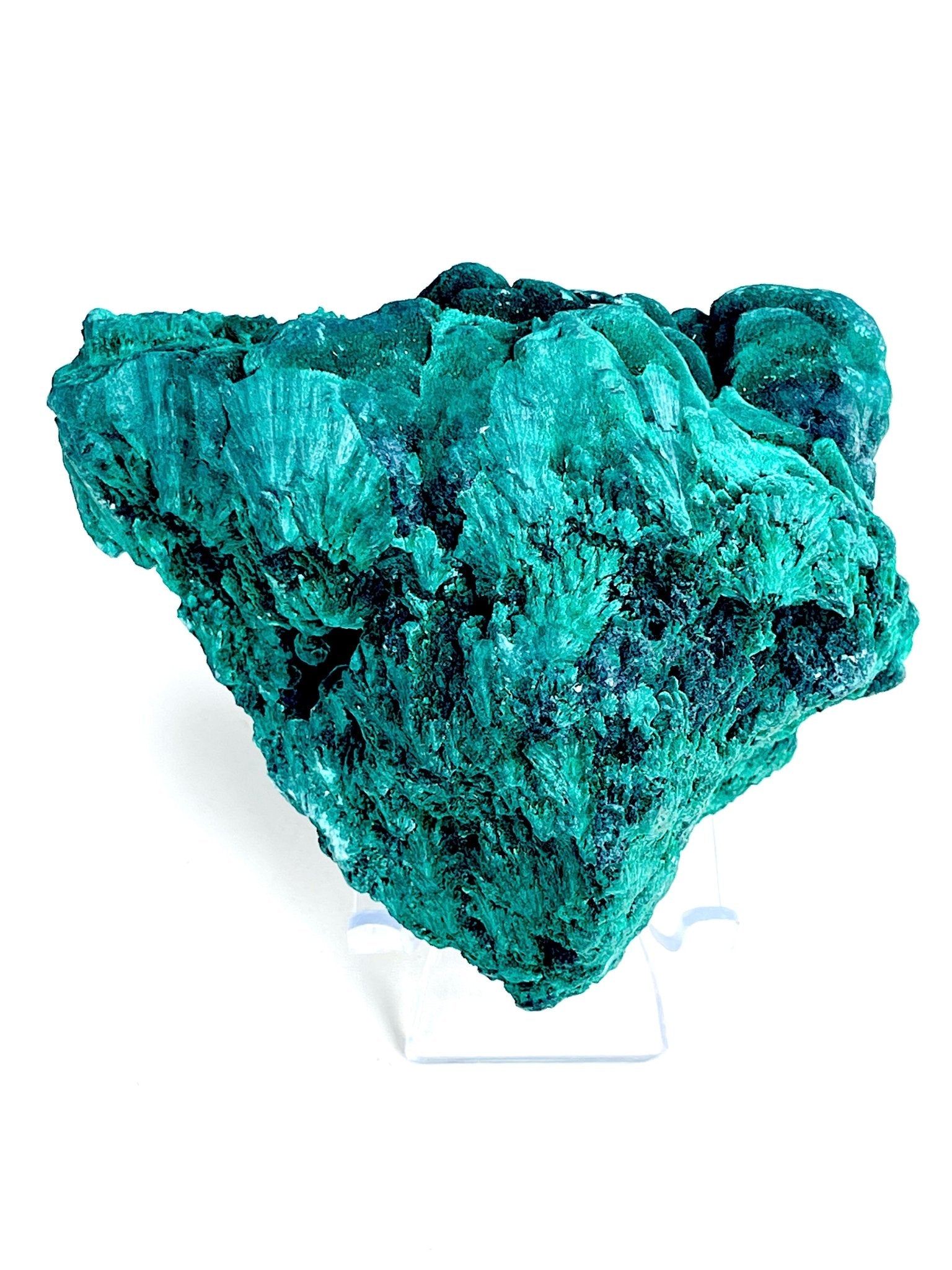 Malachite Specimen, 1251g Unique Velvet Cat eye Malachite, Rare Malachite Specimen, Raw Malachite Specimen, Crystal Gift, Unique Gift - Million Years Crystal