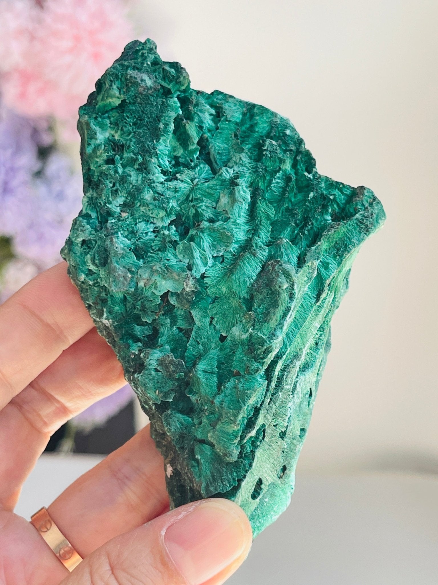 Malachite Specimen, 212g Raw Malachite Specimen - Million Years Crystal