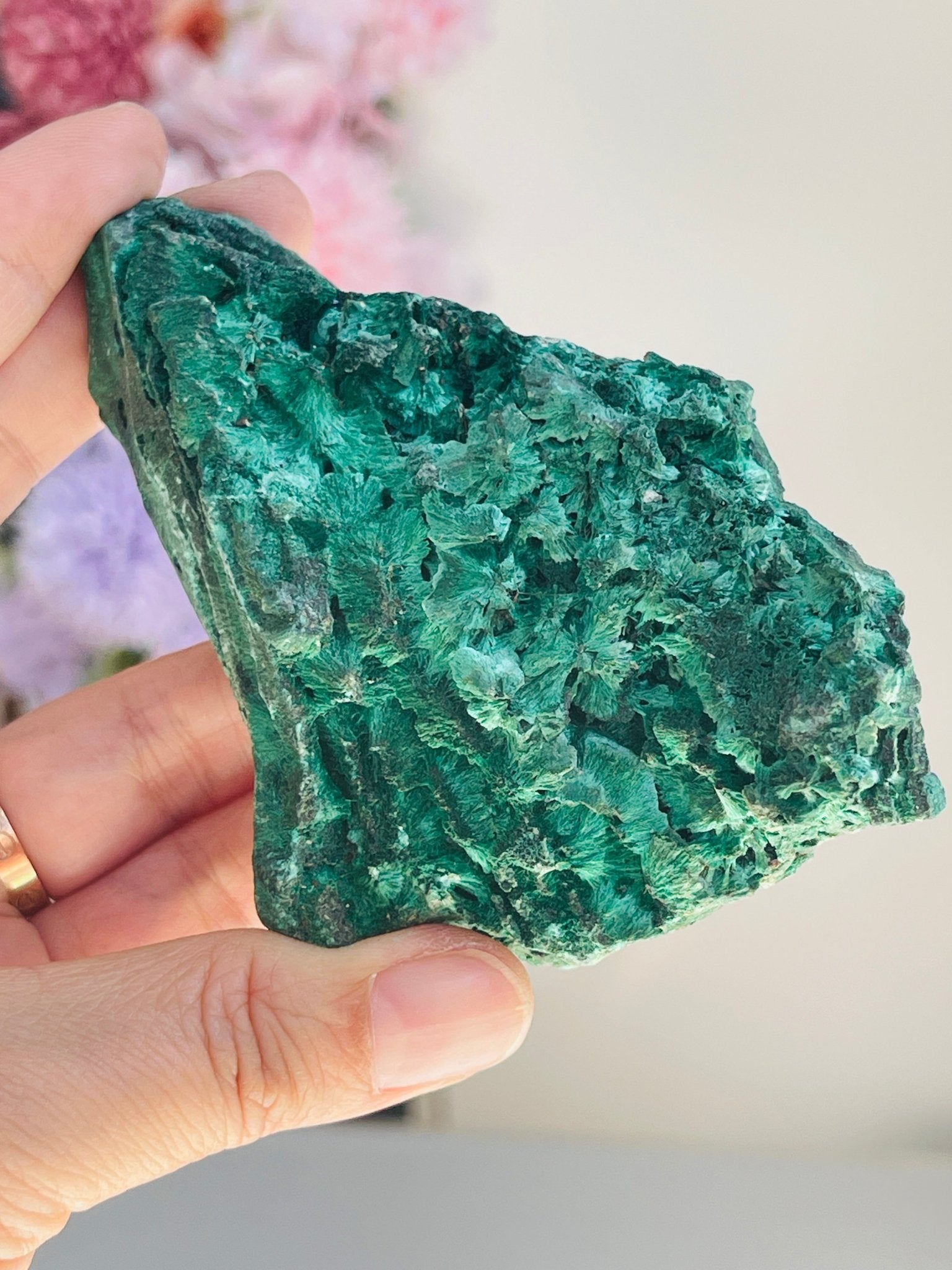 Malachite Specimen, 212g Raw Malachite Specimen - Million Years Crystal