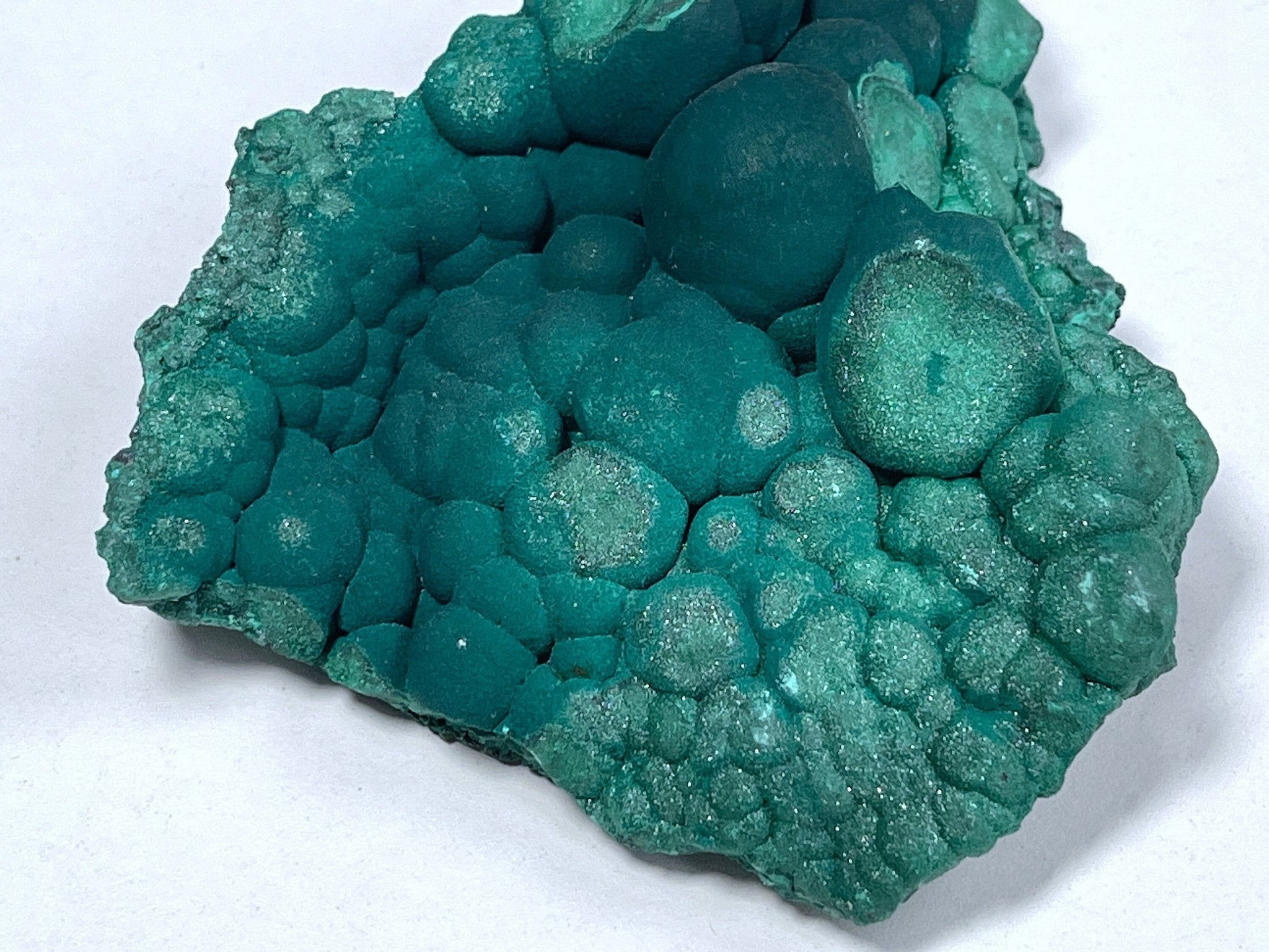 Malachite Specimen, 321g Botryoidal Malachite, Unique Velvet Malachite, Rare Malachite Specimen, Raw Malachite Specimen - Million Years Crystal