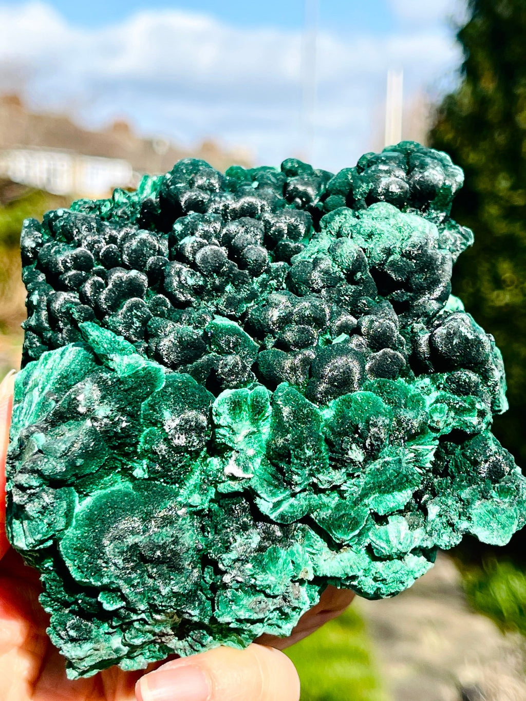 Malachite Specimen, Botryoidal Malachite - Million Years Crystal
