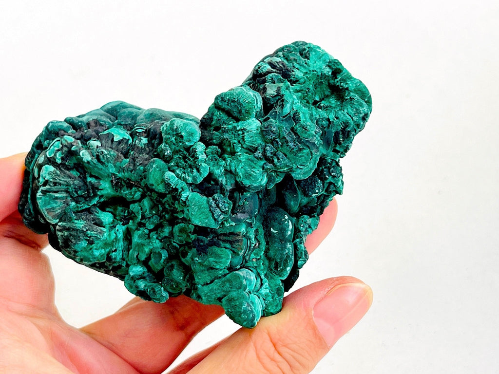 Malachite Specimen, Extremely Unique Shape Malachite, Velvet Malachite, Rare Malachite Specimen, Raw Malachite Specimen - Million Years Crystal
