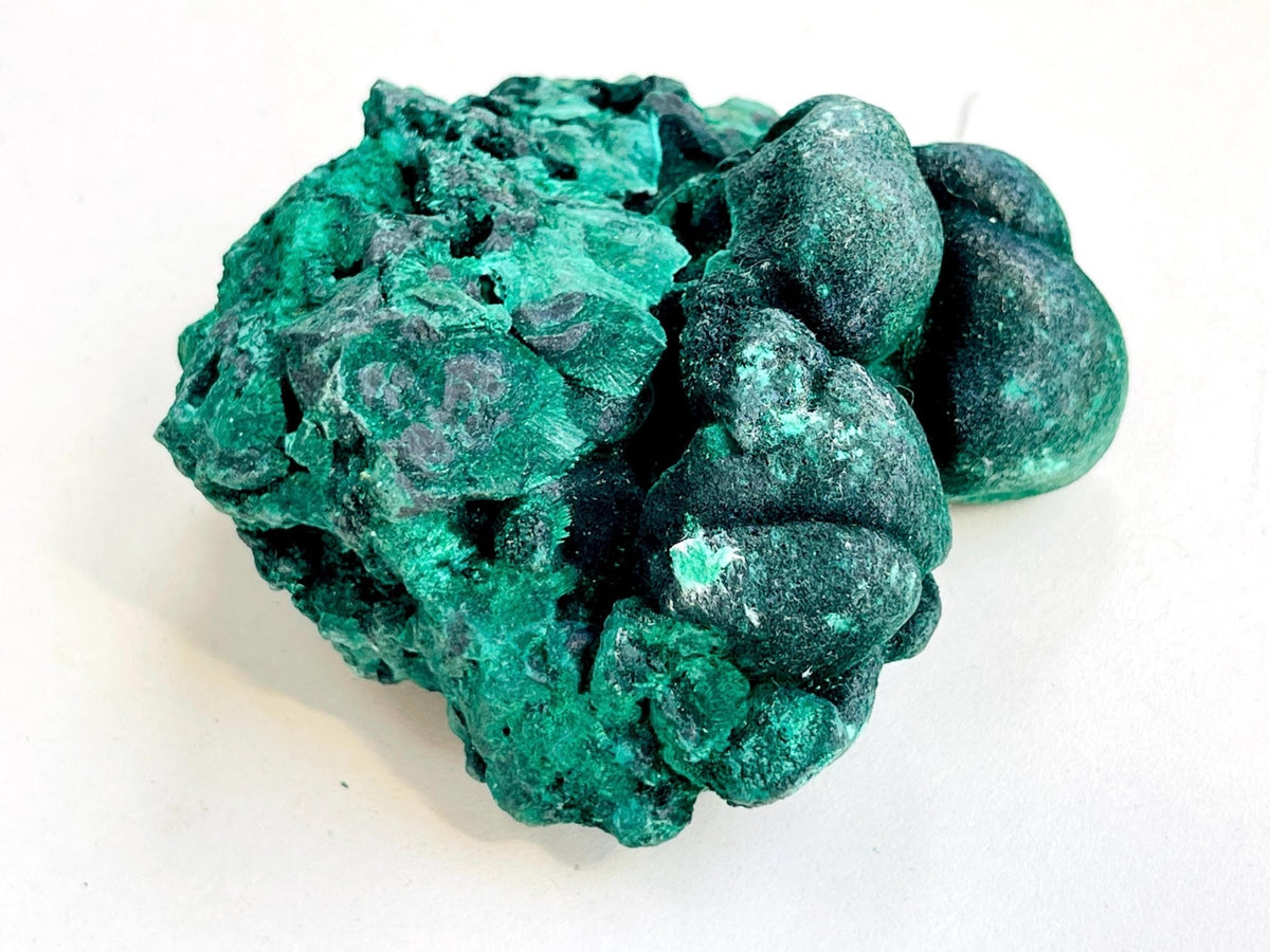 Malachite Specimen, Unique Velvet Cat eye Malachite, Rare Malachite Specimen, Raw Malachite Specimen, Crystal Gift, Unique Gift - Million Years Crystal