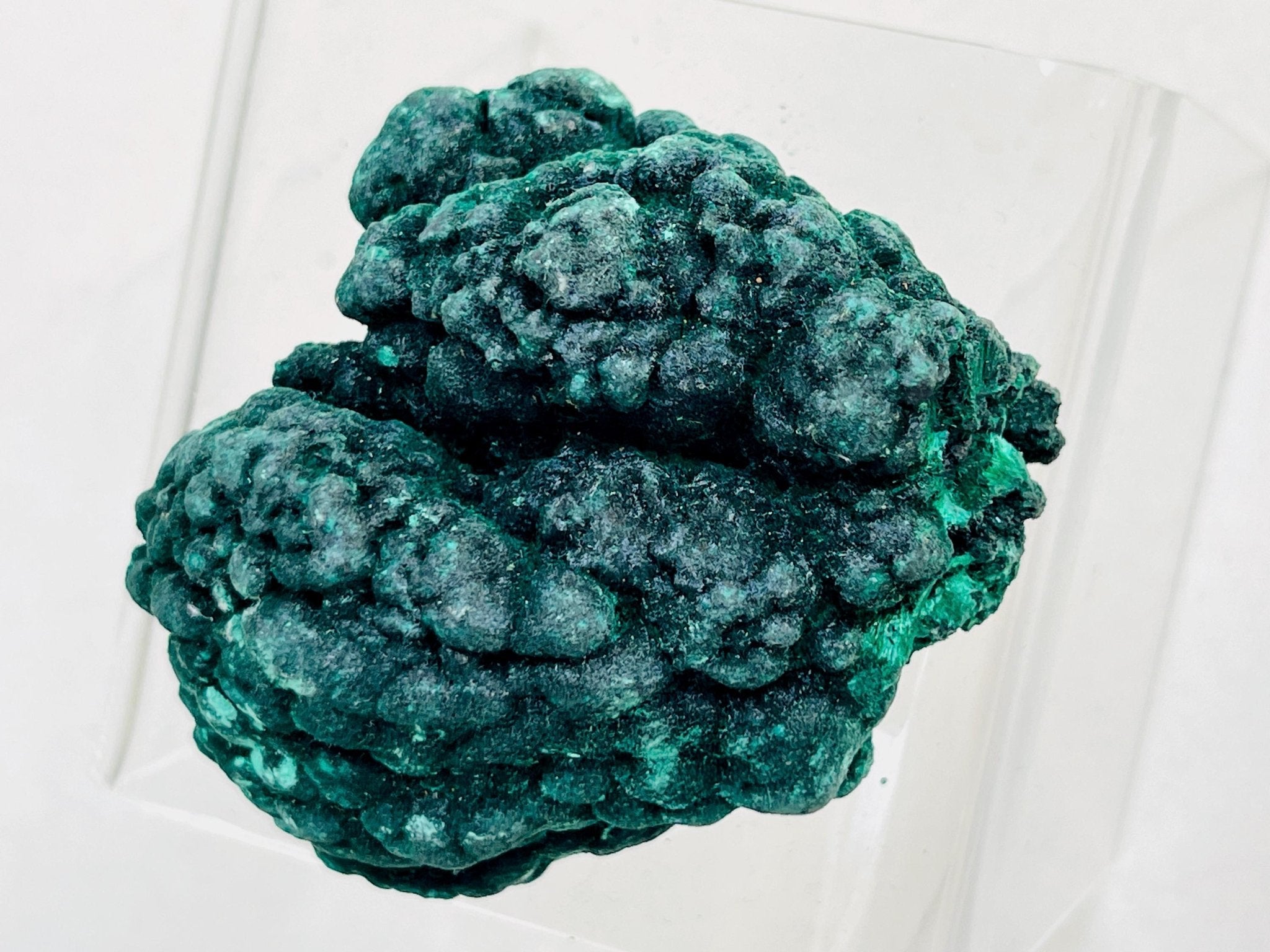 Malachite Specimen, Unique Velvet Cat eye Malachite, Rare Malachite Specimen, Raw Malachite Specimen, Crystal Gift, Unique Gift - Million Years Crystal