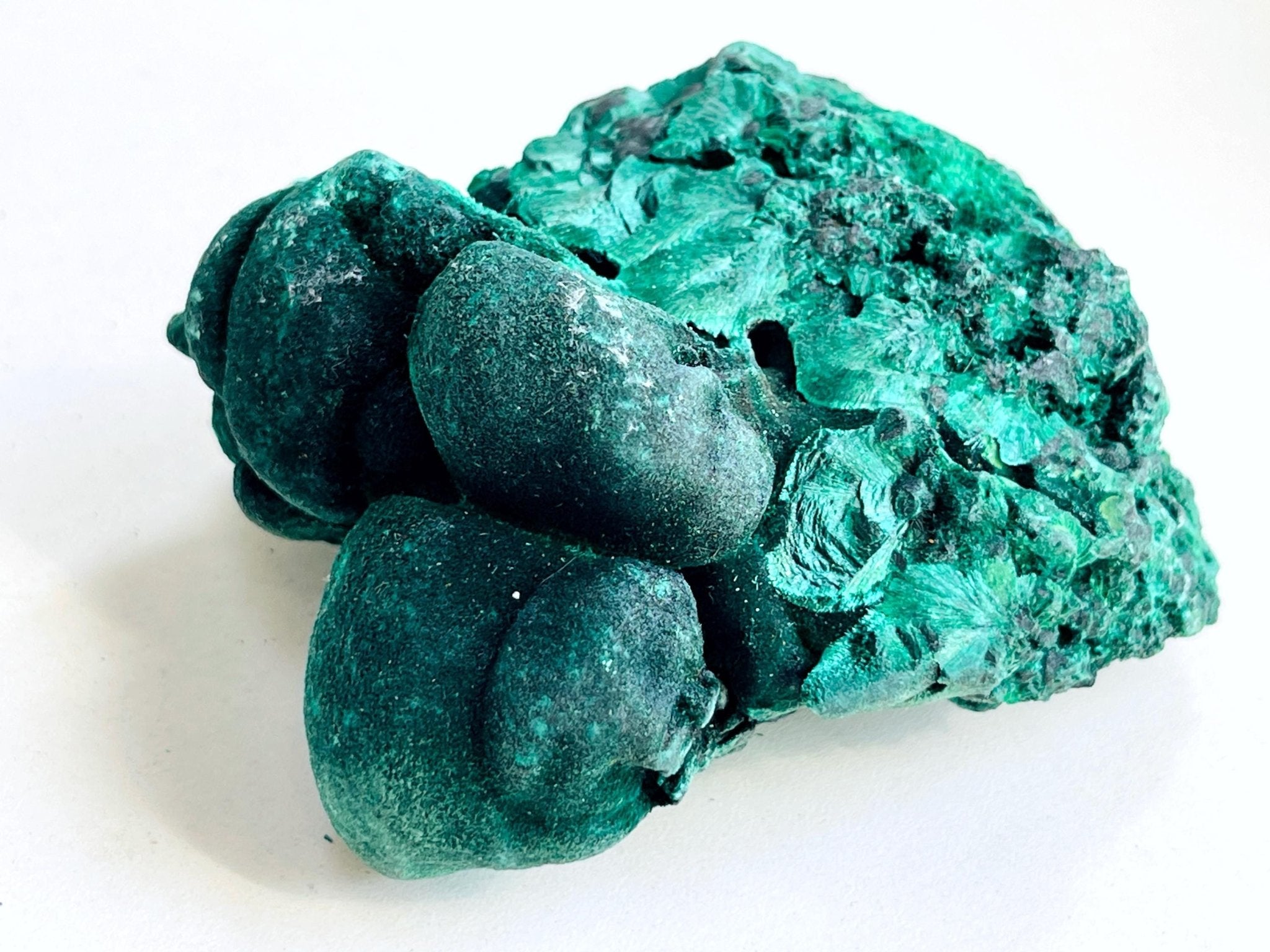 Malachite Specimen, Unique Velvet Cat eye Malachite, Rare Malachite Specimen, Raw Malachite Specimen, Crystal Gift, Unique Gift - Million Years Crystal