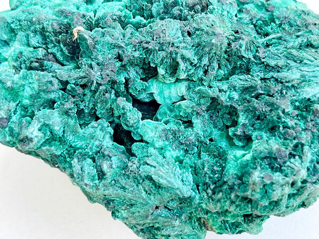 Malachite Specimen, Unique Velvet Cat eye Malachite, Rare Malachite Specimen, Raw Malachite Specimen, Crystal Gift, Unique Gift - Million Years Crystal