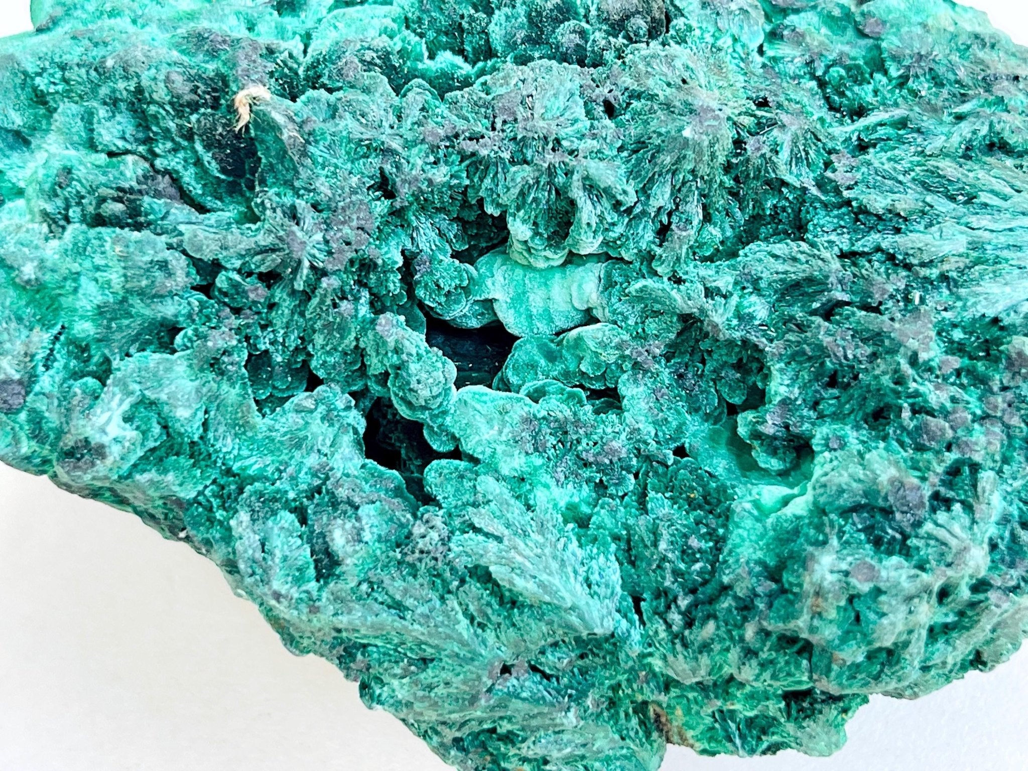 Malachite Specimen, Unique Velvet Cat eye Malachite, Rare Malachite Specimen, Raw Malachite Specimen, Crystal Gift, Unique Gift - Million Years Crystal