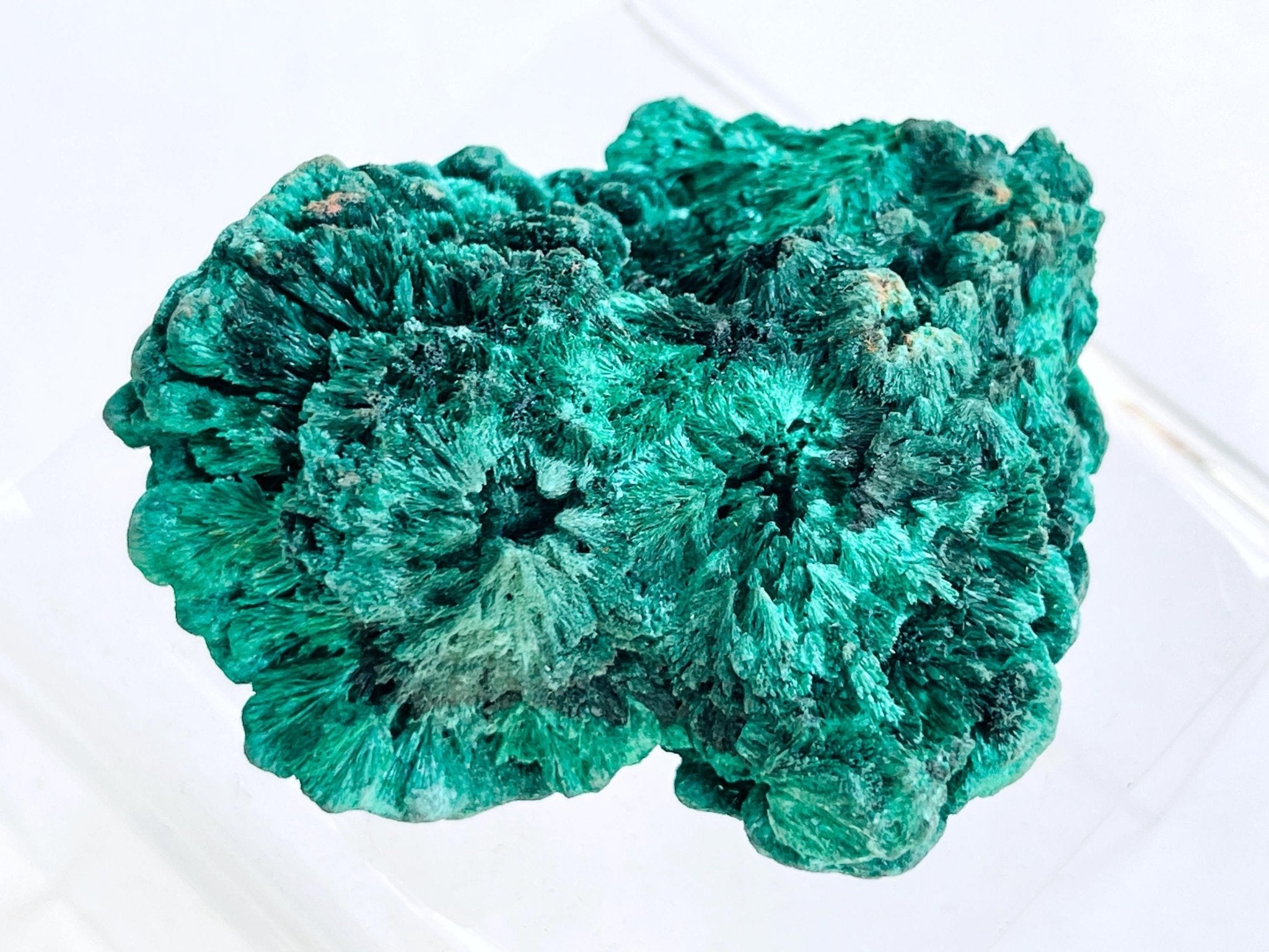 Malachite Specimen, Unique Velvet Cat eye Malachite, Rare Malachite Specimen, Raw Malachite Specimen, Crystal Gift, Unique Gift - Million Years Crystal