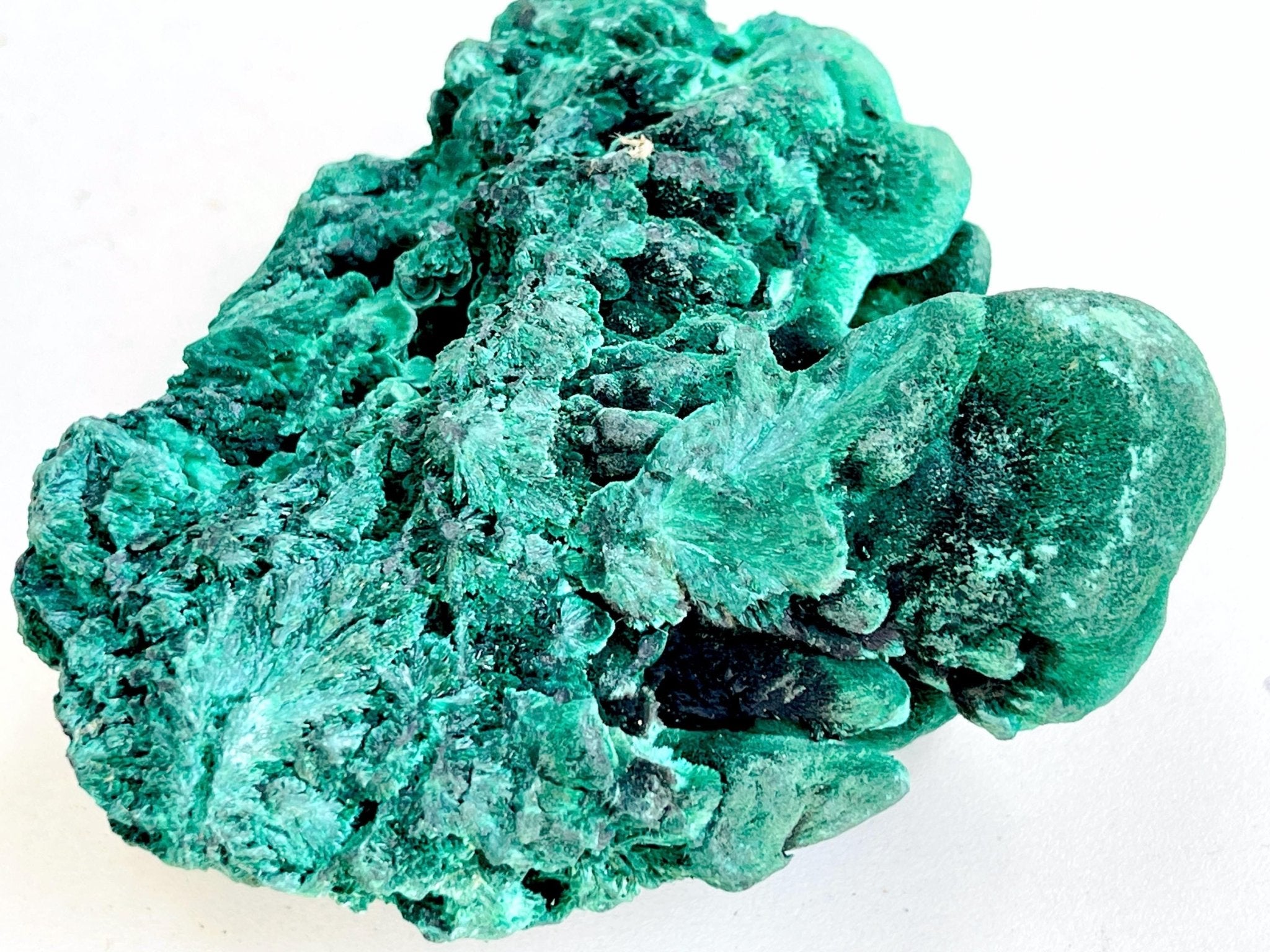 Malachite Specimen, Unique Velvet Cat eye Malachite, Rare Malachite Specimen, Raw Malachite Specimen, Crystal Gift, Unique Gift - Million Years Crystal