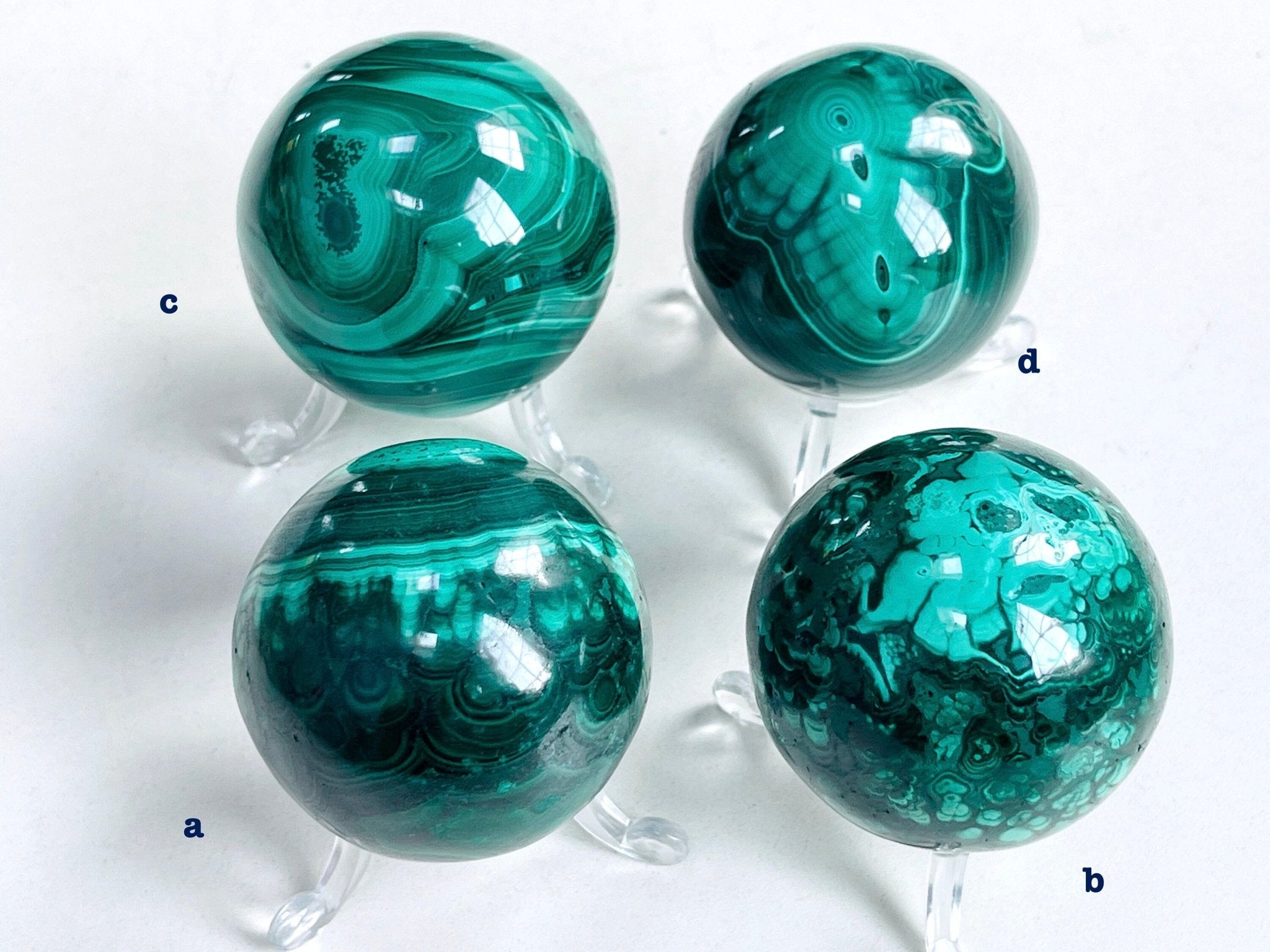 Malachite Sphere, Marvelous Natural Malachite Sphere, Malachite from Congo, Natural Malachite ball, Healing Crystal - Million Years Crystal