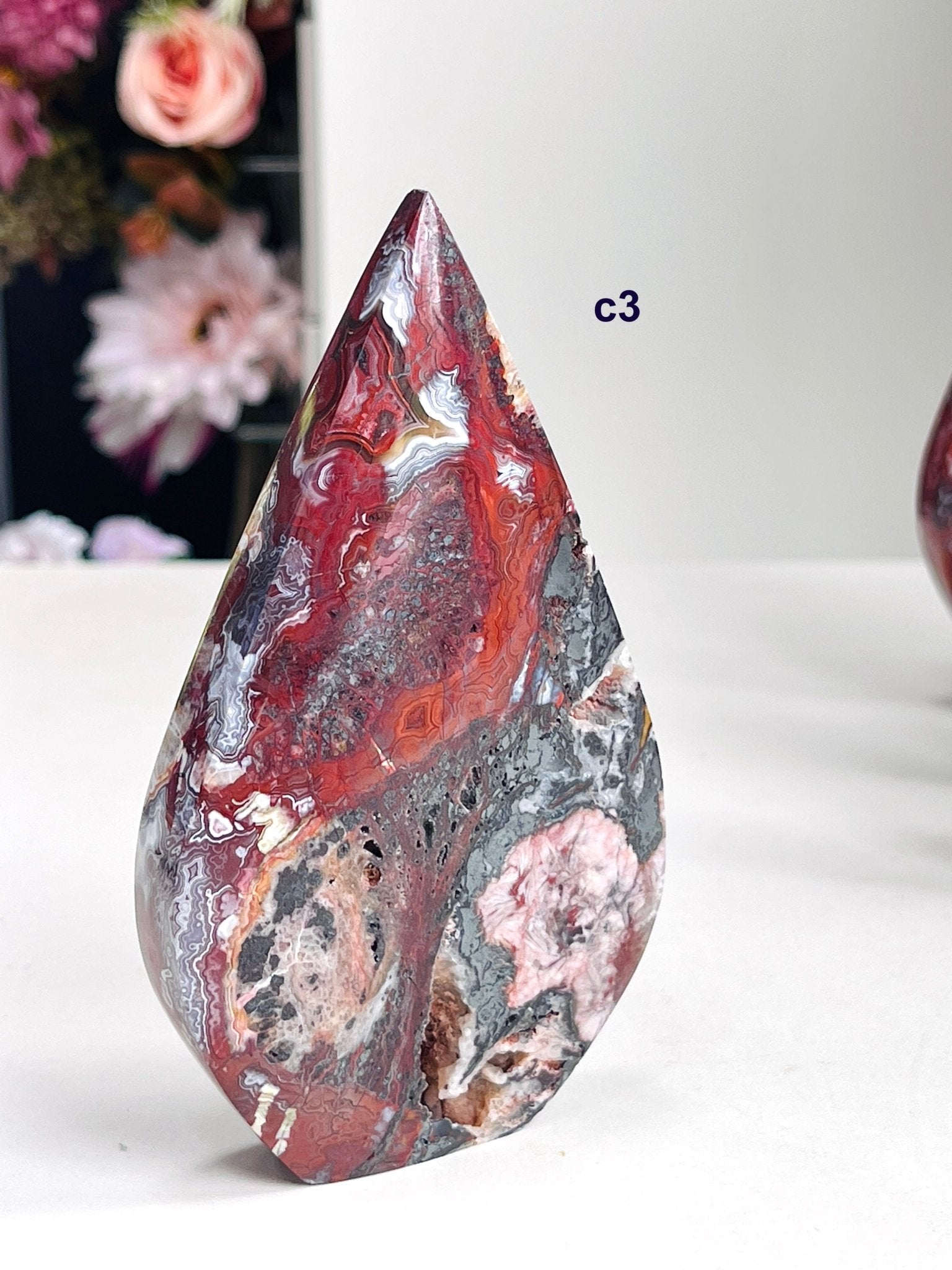 Mexican Agate Flame - Million Years Crystal