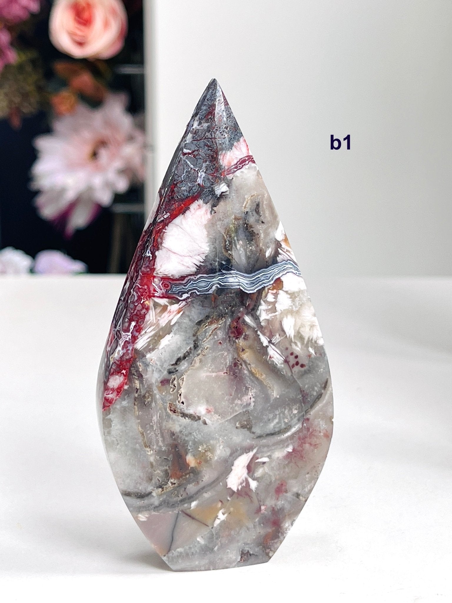 Mexican Agate Flame - Million Years Crystal