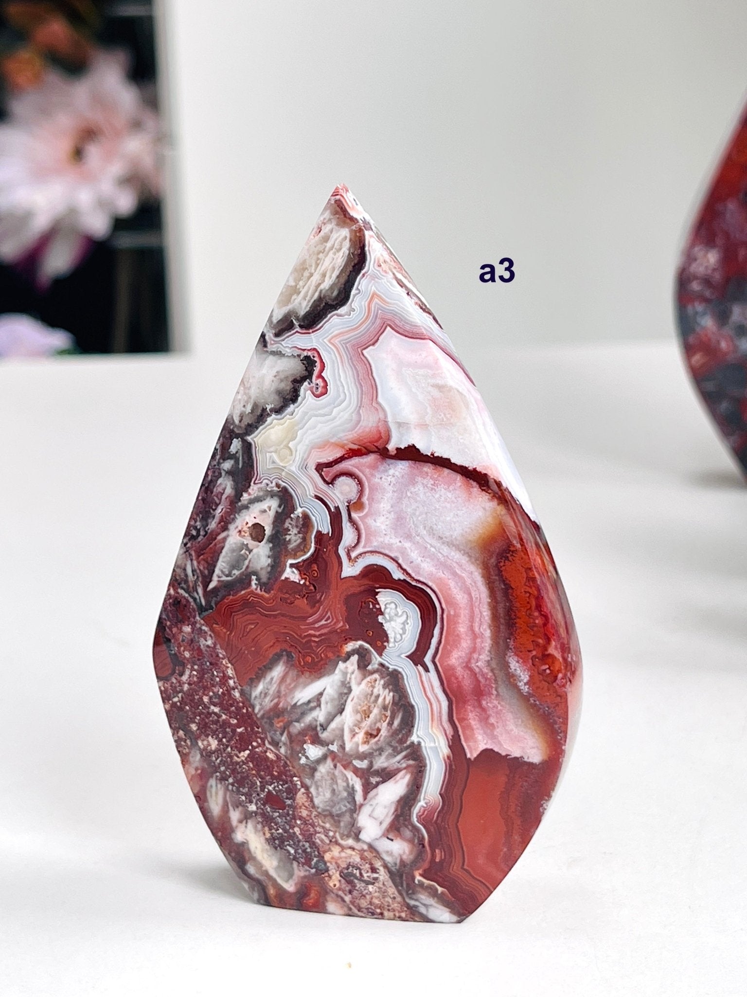 Mexican Agate Flame - Million Years Crystal