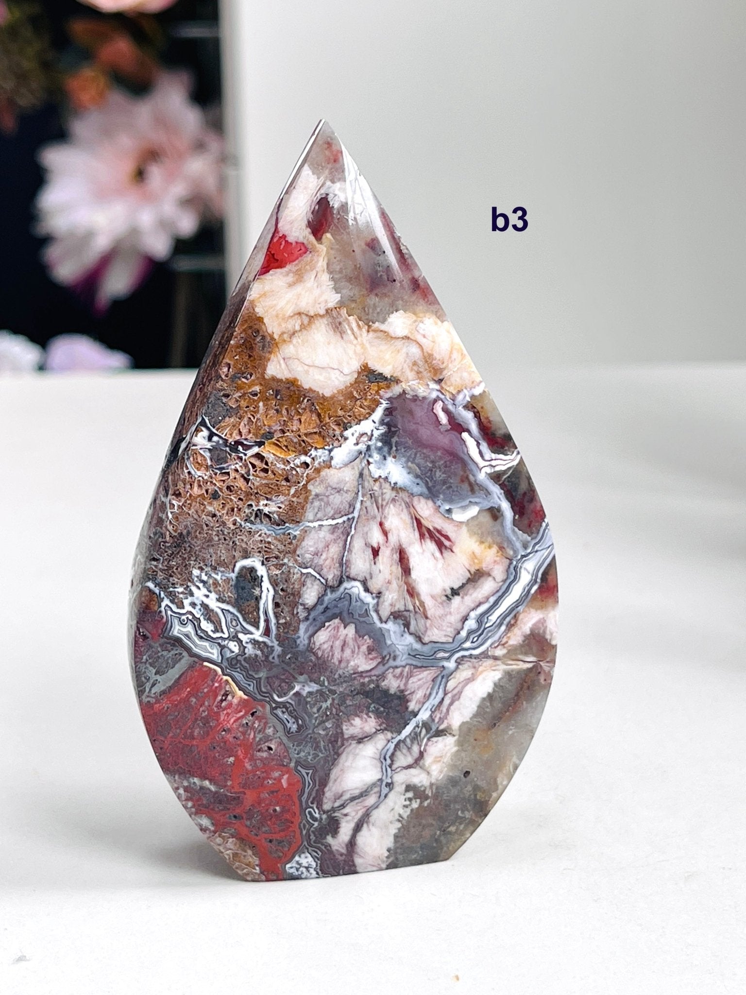 Mexican Agate Flame - Million Years Crystal
