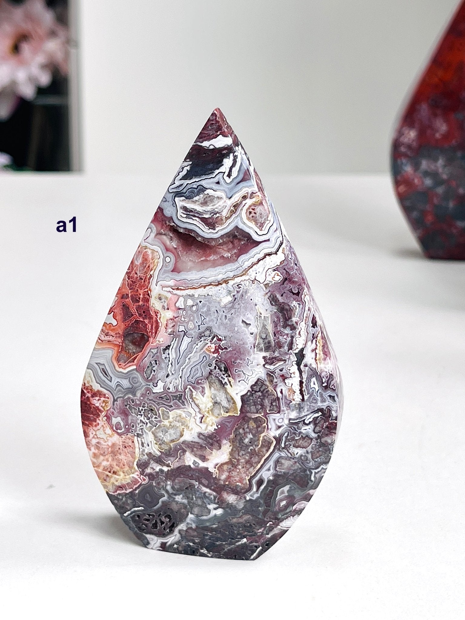 Mexican Agate Flame - Million Years Crystal