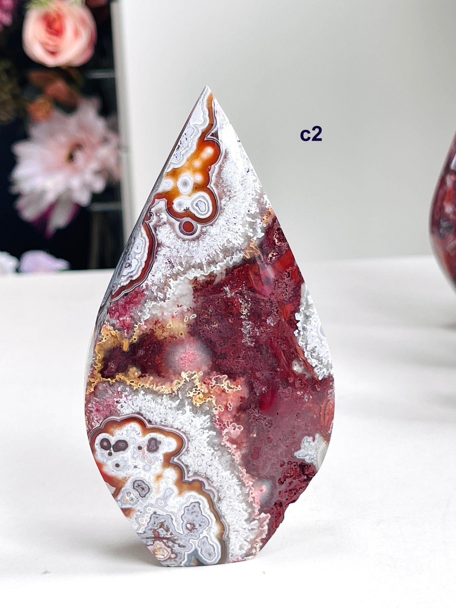 Mexican Agate Flame - Million Years Crystal