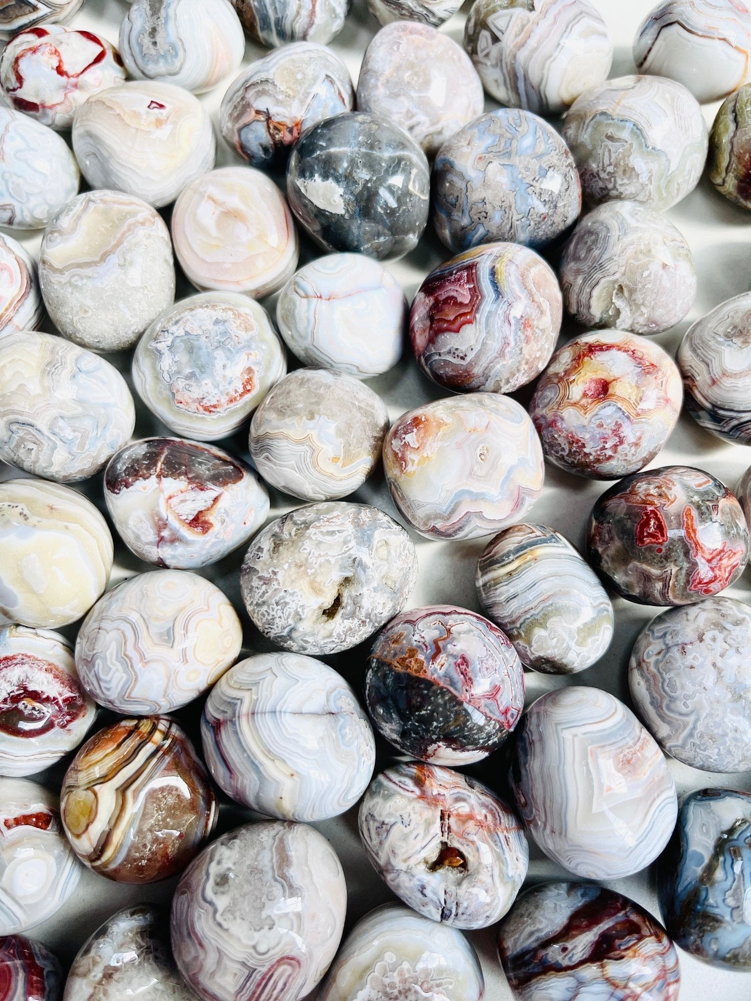 Mexican Agate Tumble Stone - Million Years Crystal