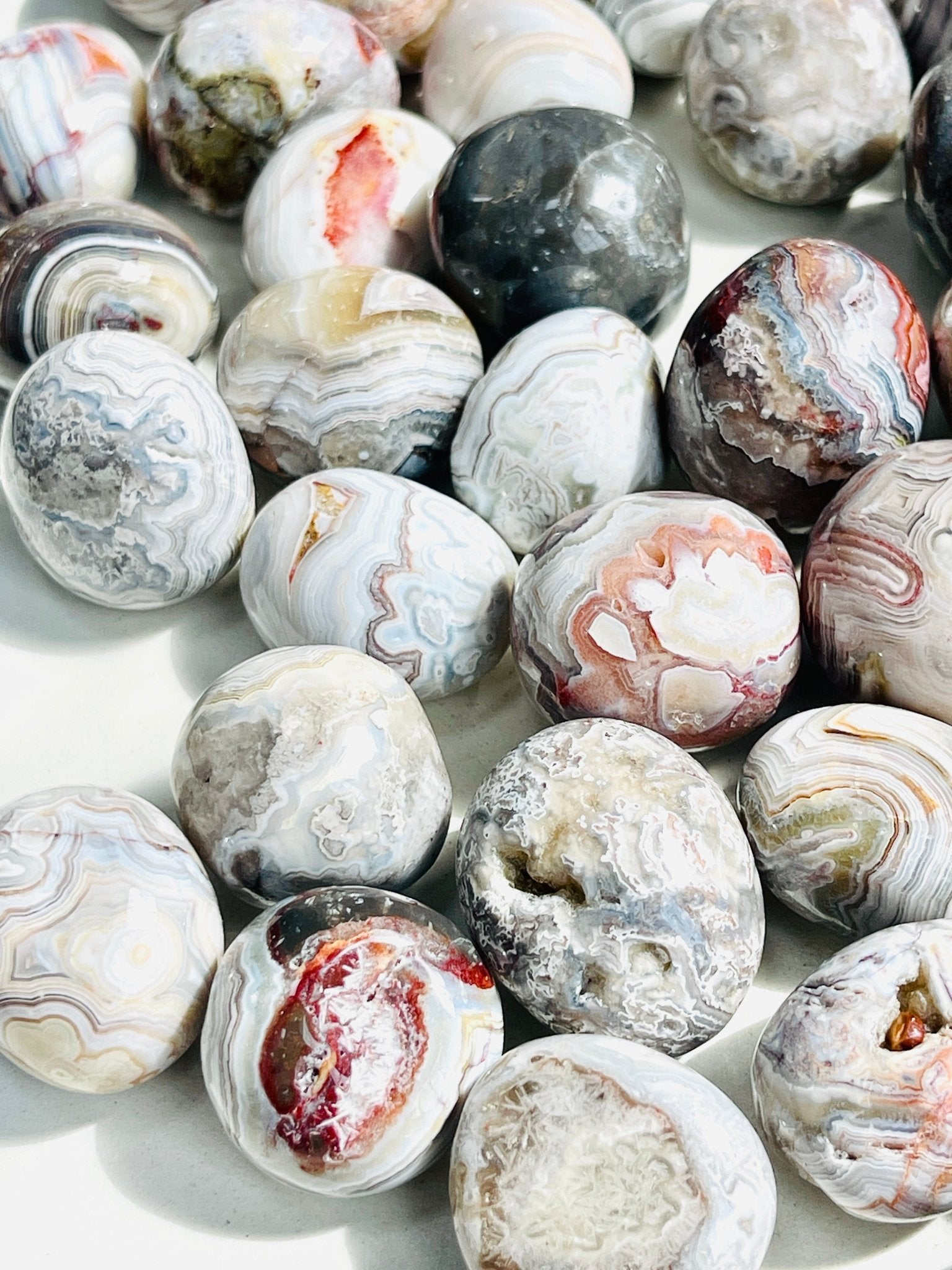 Mexican Agate Tumble Stone - Million Years Crystal