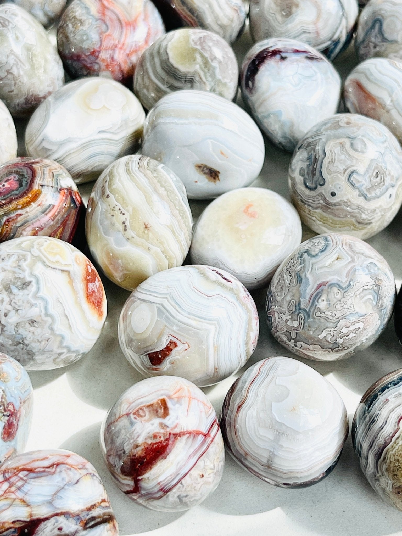 Mexican Agate Tumble Stone - Million Years Crystal