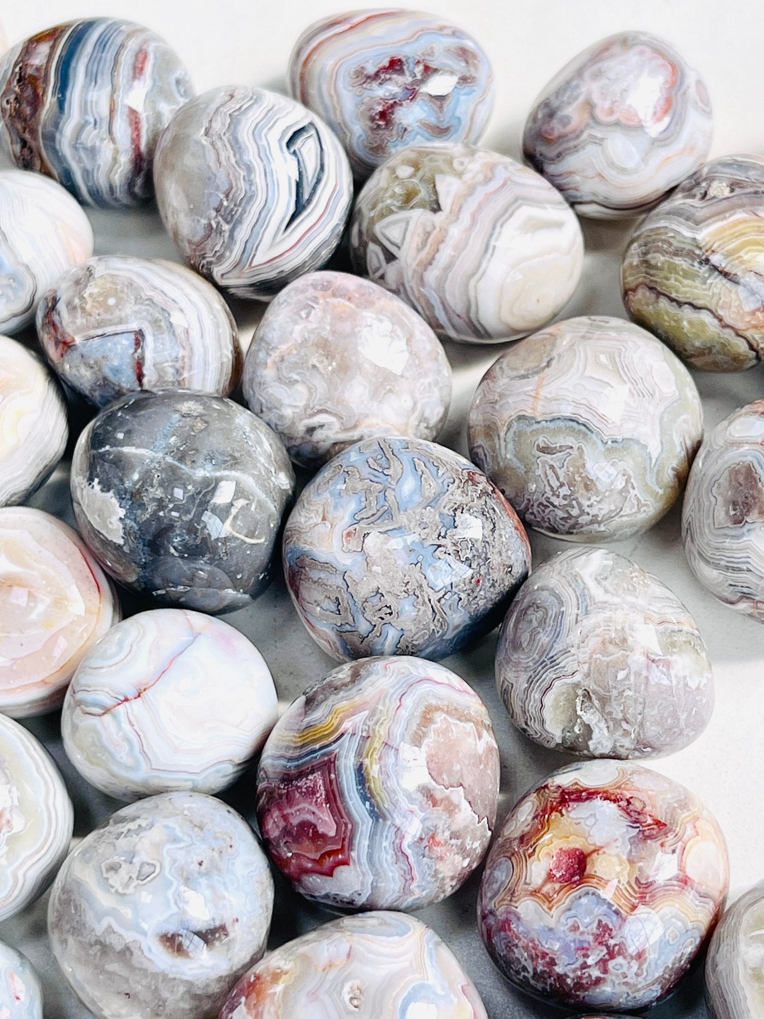 Mexican Agate Tumble Stone - Million Years Crystal