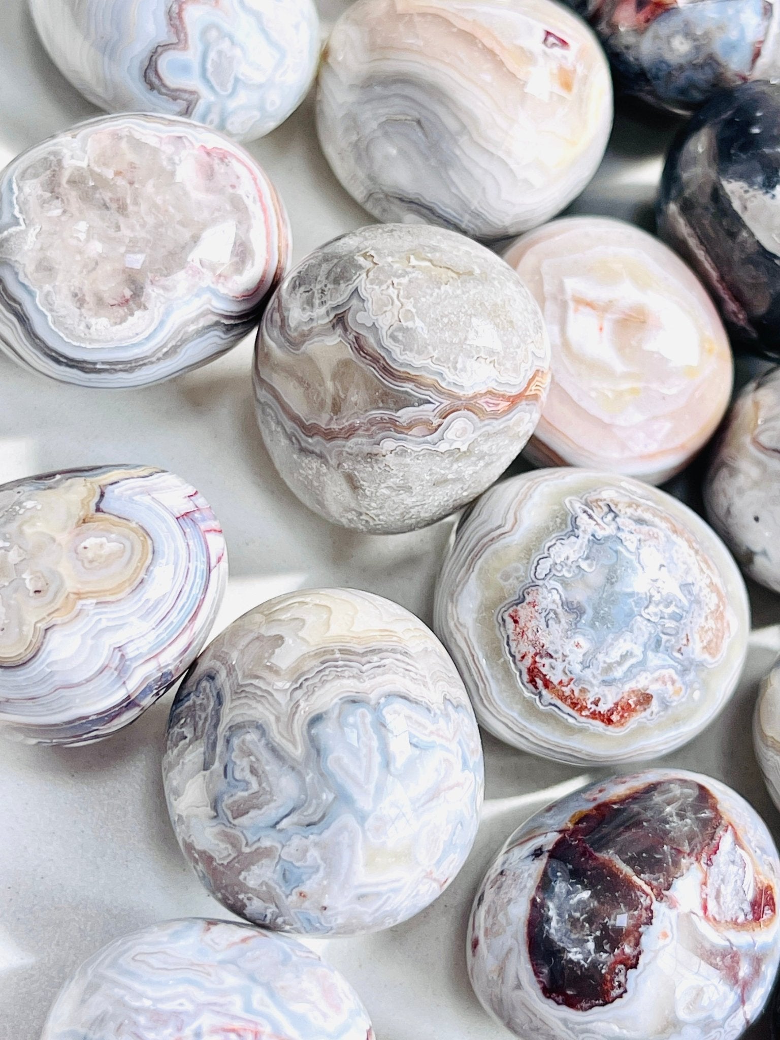 Mexican Agate Tumble Stone - Million Years Crystal