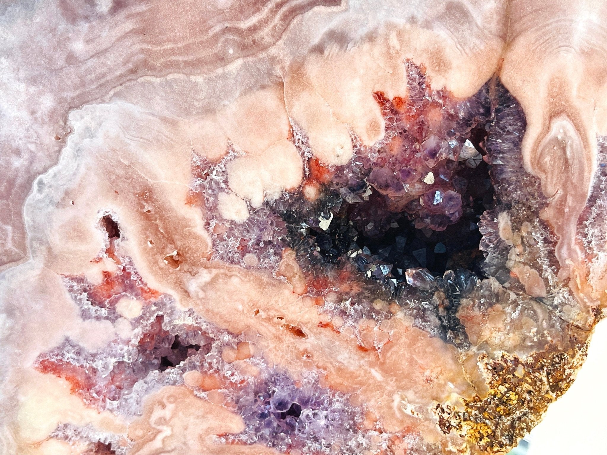 Museum Size Pink Amethyst Angel Wings XXXL Brazilian Collector Specimen on Custom Stand - Million Years Crystal