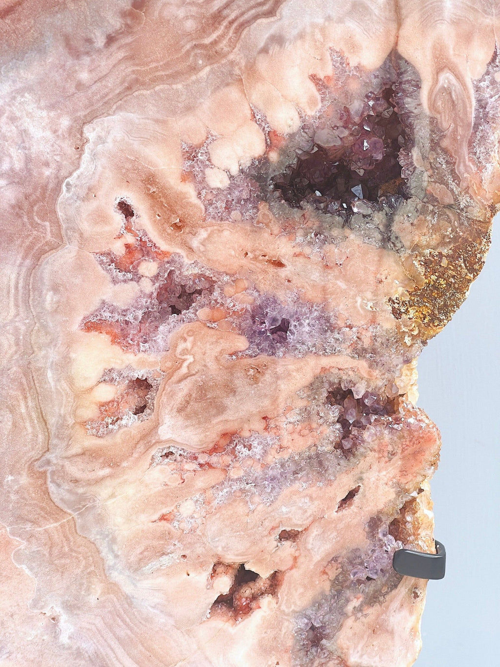 Museum Size Pink Amethyst Angel Wings XXXL Brazilian Collector Specimen on Custom Stand - Million Years Crystal