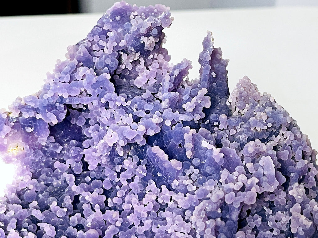 Natural 1.3kg Grape Agate Cluster – Rare Purple Botryoidal Crystal for Healing & Mineral Collectors - Million Years Crystal