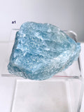 Natural Aquamarine Crystal – Large Raw Aquamarine Stone from Brazil - Million Years Crystal