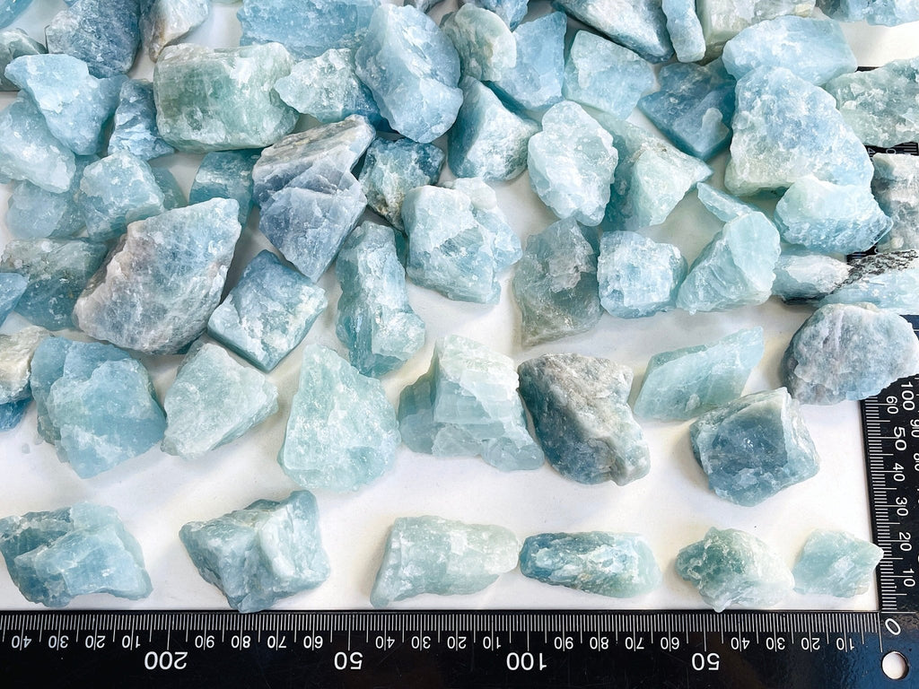 Natural Aquamarine, High Grade Aquamarine Rough Stone, Aquamarine Tumble, Small Raw Aquamarine Stone, Untreated Aquamarine Stone - Million Years Crystal