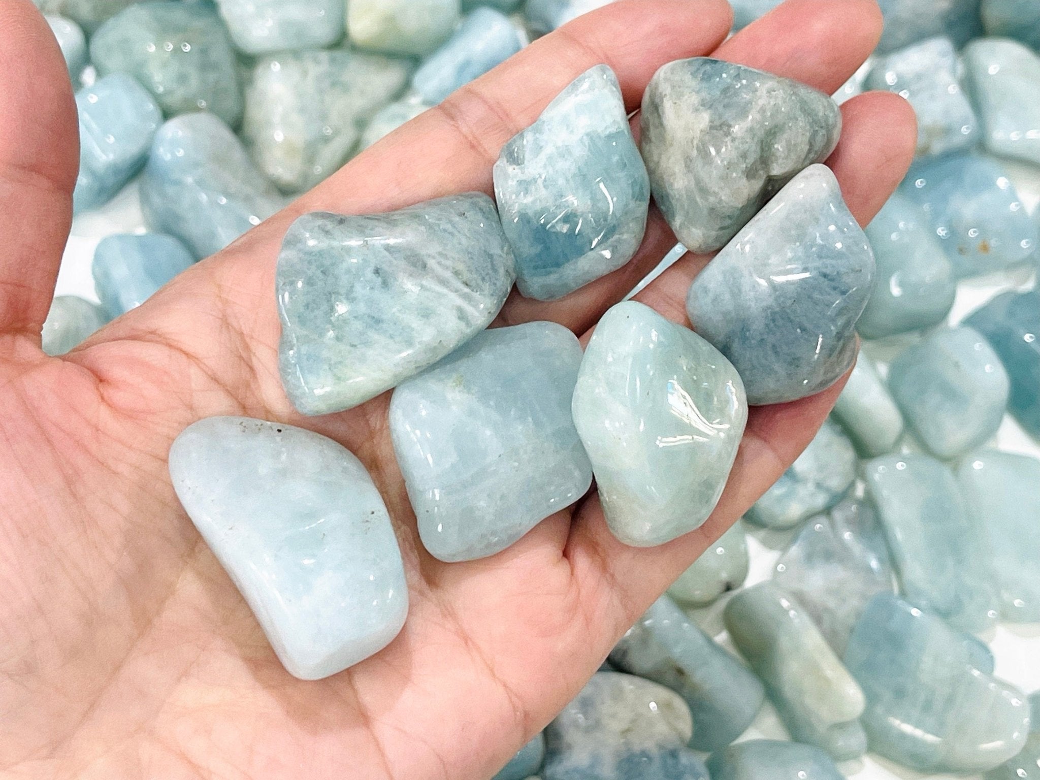 Natural Aquamarine, High Grade Aquamarine Rough Stone, Aquamarine Tumble, Small Raw Aquamarine Stone, Untreated Aquamarine Stone - Million Years Crystal