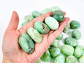 Natural Chrysoprase Tumble Stone | Rare Green Chalcedony Crystal - Million Years Crystal