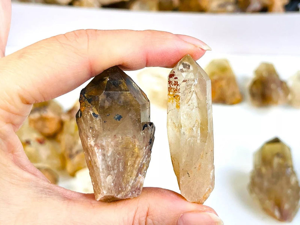 Natural Kundalini Citrine Crystal Point (Untreated) | Million Years Crystal - Million Years Crystal