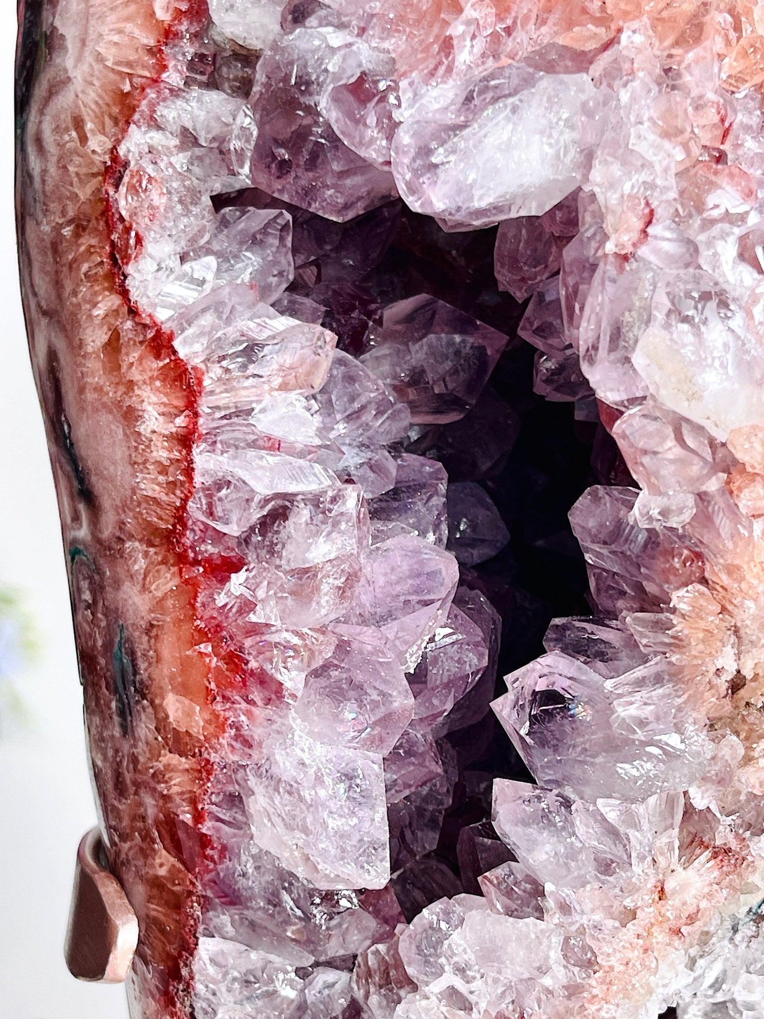 Natural Pink Amethyst Geode Freeform – "The May Bloom" | 4.1kg | Brazil - Million Years Crystal