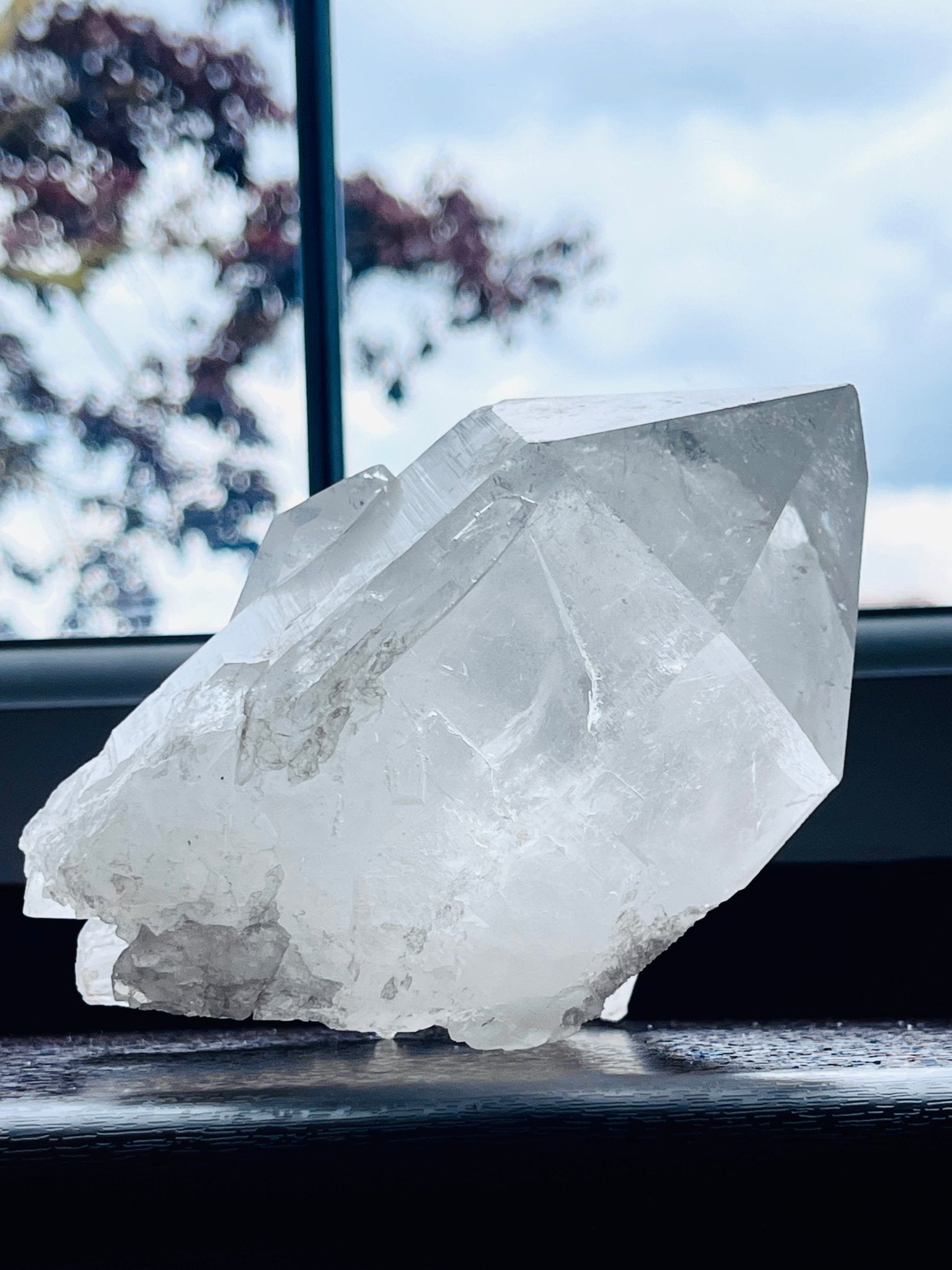 Natural Quartz Crystal, 1kg Large Quartz Crystal with big points, Healing Crystals, Crystal Gift -3 - Million Years Crystal