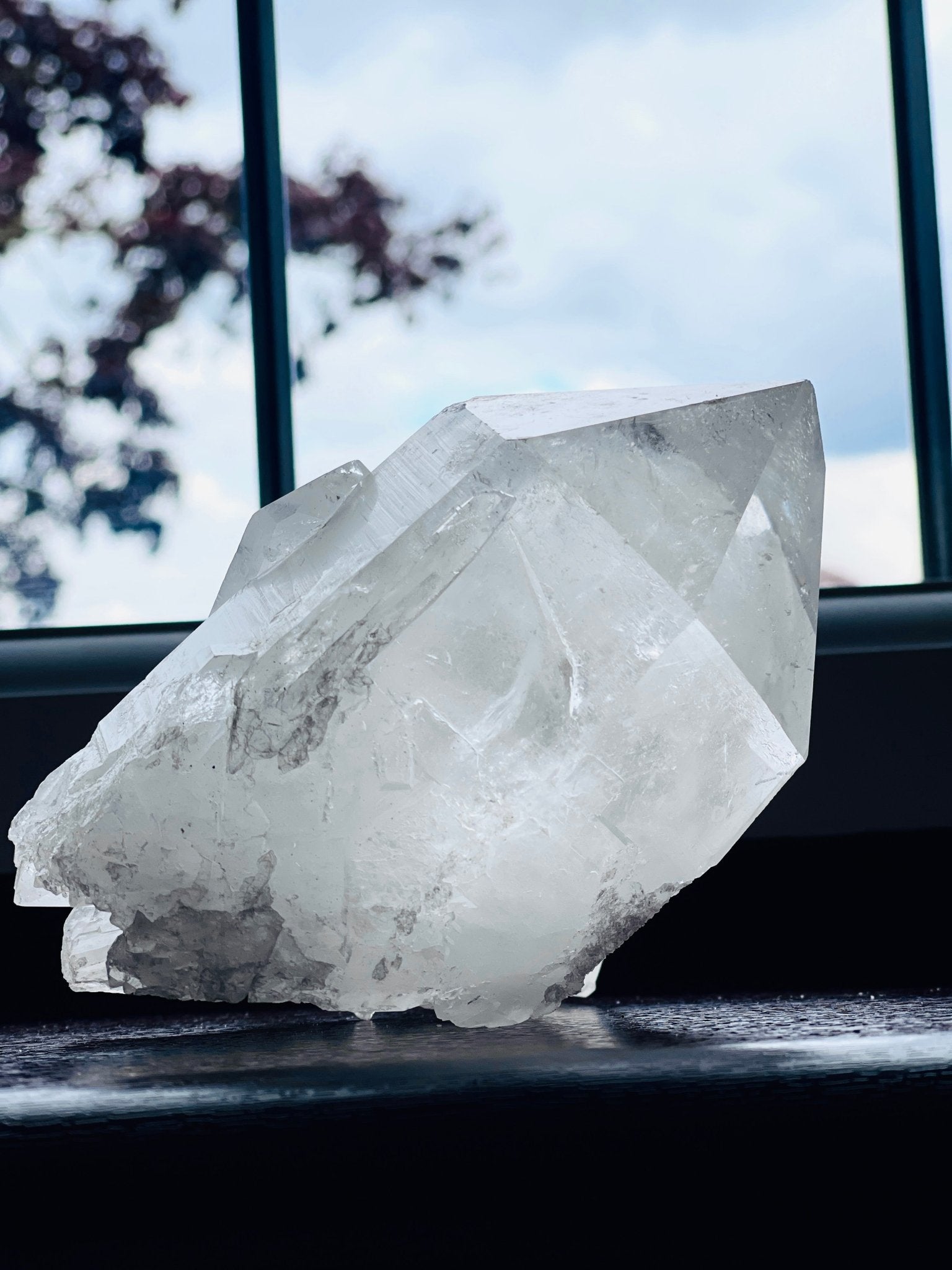 Natural Quartz Crystal, 1kg Large Quartz Crystal with big points, Healing Crystals, Crystal Gift -3 - Million Years Crystal