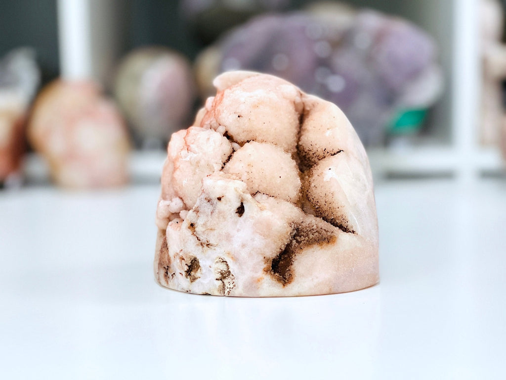 Pink Amethyst, 1.1kg Pink Amethyst Freefrom, Druzy Rough Pink Amethyst, Pink Amethyst Crystal,Crystal Gift,Home decor - Million Years Crystal
