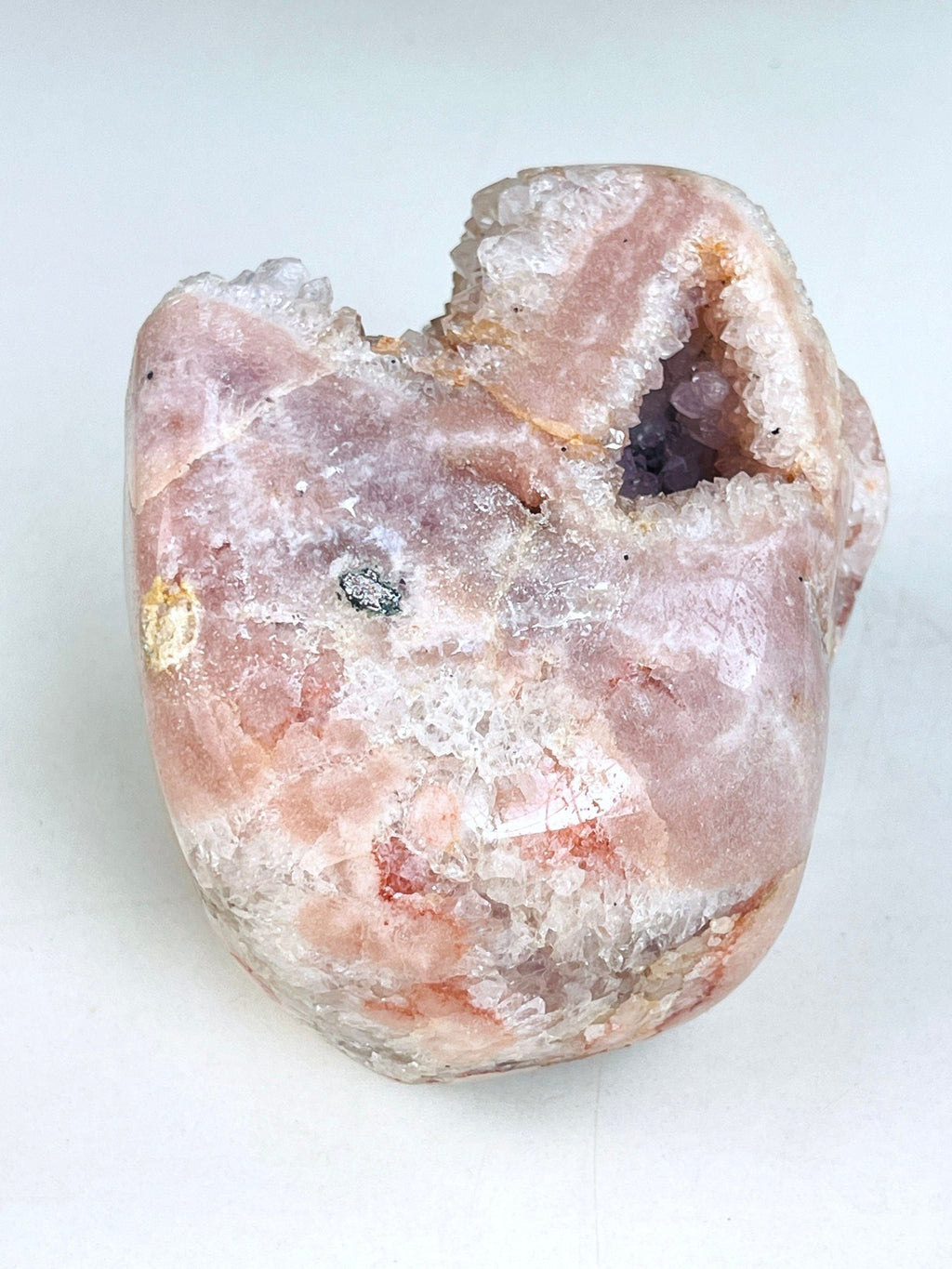 Pink Amethyst, 1.586kg Sparkling Pink Amethyst Freefrom, Druzy Rough Pink Amethyst, Pink Amethyst Crystal,Crystal Gift,Home decor - Million Years Crystal