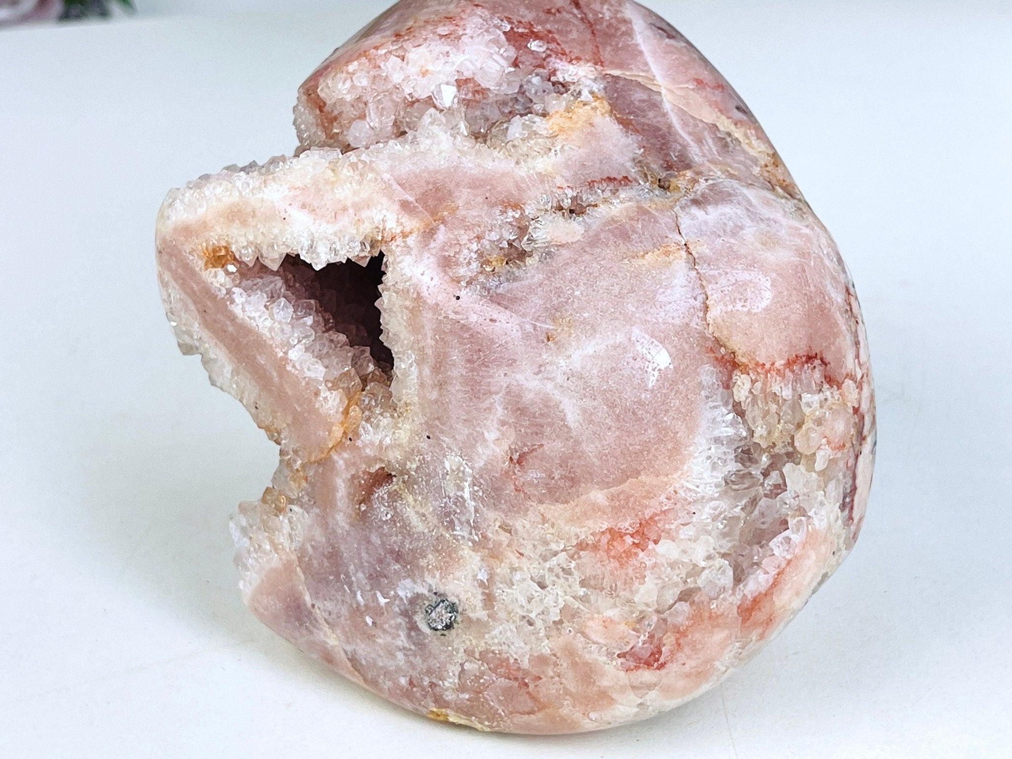 Pink Amethyst, 1.586kg Sparkling Pink Amethyst Freefrom, Druzy Rough Pink Amethyst, Pink Amethyst Crystal,Crystal Gift,Home decor - Million Years Crystal