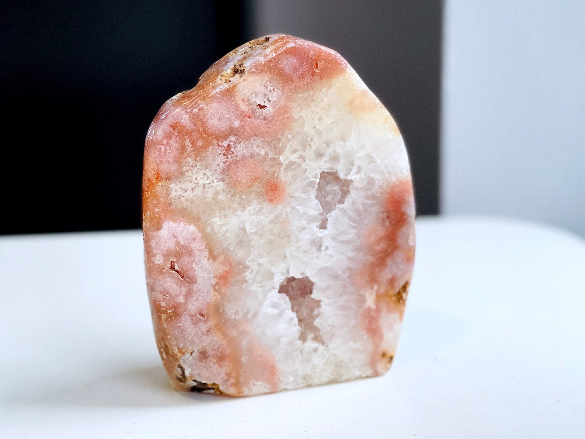 Pink Amethyst, 2kg Pink Amethyst Crystal Freefrom with Quartz Druzy, Pink Amethyst Stand, Pink Amethyst Crystal,Crystal Gift,Home decor - Million Years Crystal
